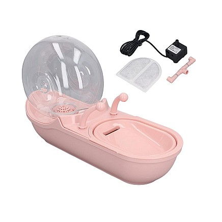 Automātiskā dzirdinātava kaķiem un suņiem gliemeža formā ar filtru