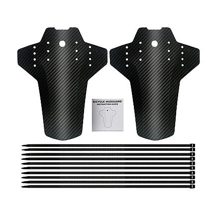 Bicycle mudguards front rear set mtb 2 pcs universal 24 26 28 inches