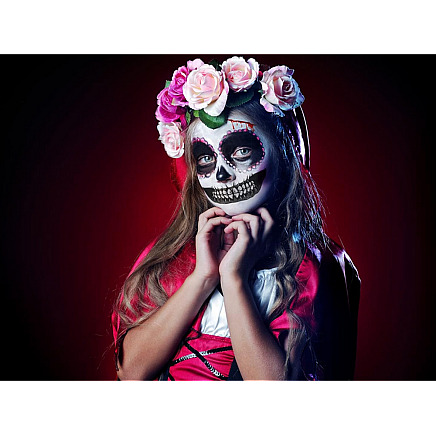 Pagaidu tetovējums Halloween monstrīgi zobi, viegli noņemams