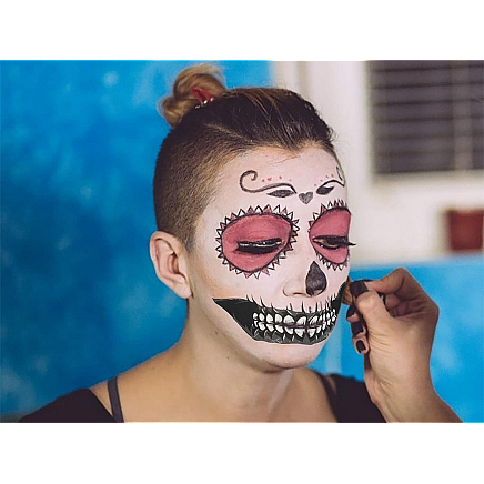 Pagaidu tetovējums Halloween monstrīgi zobi, viegli noņemams