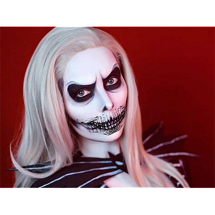 Pagaidu tetovējums Halloween monstrīgi zobi, viegli noņemams