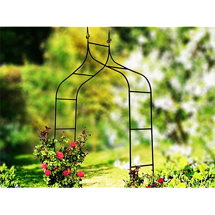 Garden pergola flower support for climbing plants arch for roses decorative metal