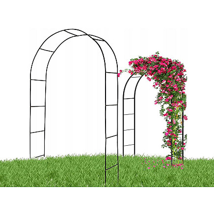 Garden pergola flower support for climbing plants arch for roses ivy metal