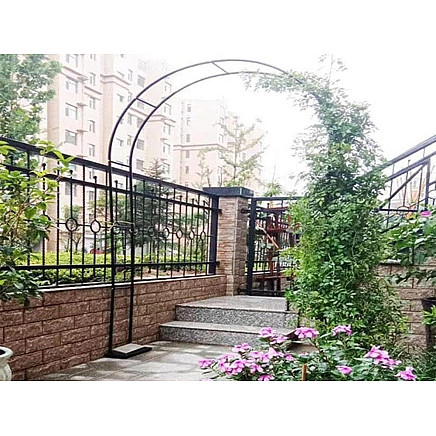 Garden pergola flower support for climbing plants arch for roses ivy metal