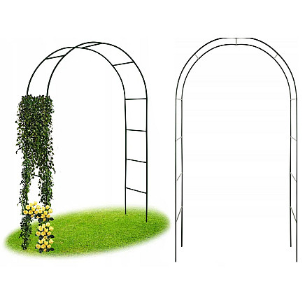 Garden pergola flower support for climbing plants arch for roses ivy metal