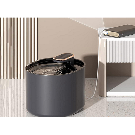 Automātiskā dzīvnieku dzirdinātava ar ūdens filtru, 3L