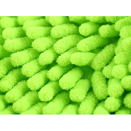 Microfibre cloth glove for cleaning the car wash on the hand