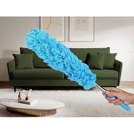 Dirt broom brush telescopic long folding duster