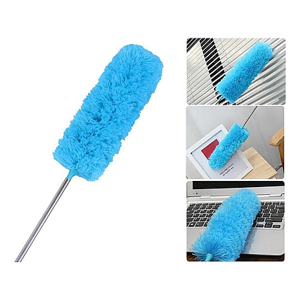 Dirt broom brush telescopic long folding duster