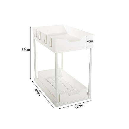 Spice rack pull-out shelf kitchen organiser countertop shelf standing