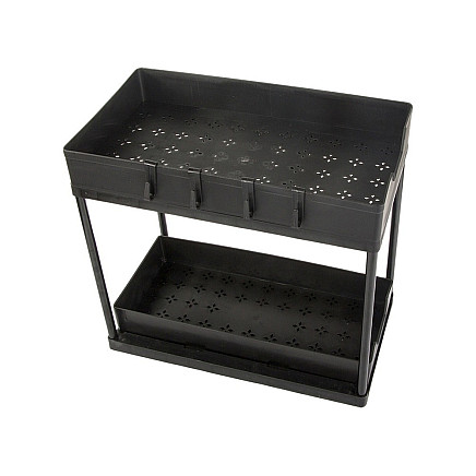 Spice rack pull-out shelf kitchen organiser countertop shelf standing