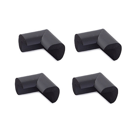 Furniture corner surface for furniture channels black stickers x4