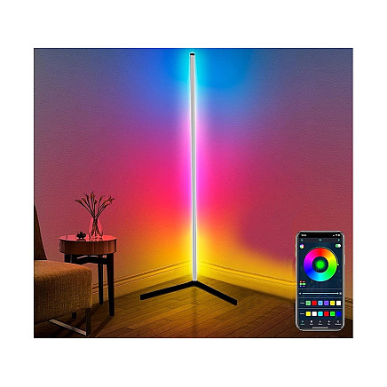 Floor corner rgb led nightstand lamp for bedroom application 1.5