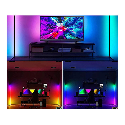 Floor corner rgb led nightstand lamp for bedroom application 1.5