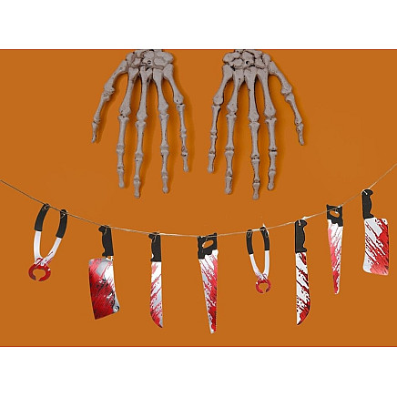 Halloween girland 2m task tools tasked halloween decoration