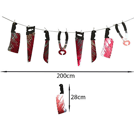 Halloween girland 2m task tools tasked halloween decoration