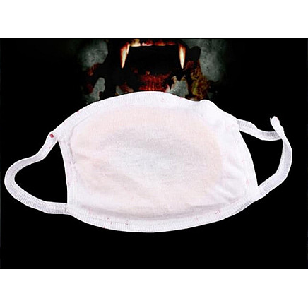 Briesmīga Helovīna maska ar asiņainiem zobiem kostīmam