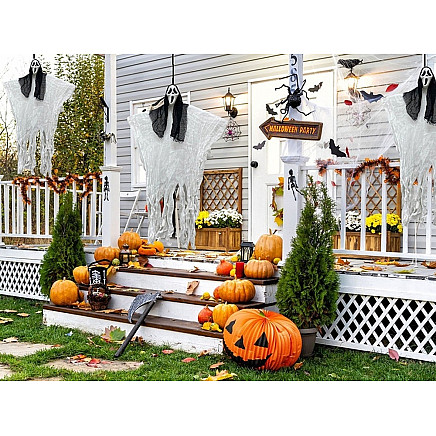 Piekarams Helovīna spoks ar Kliedziena masku 90 cm