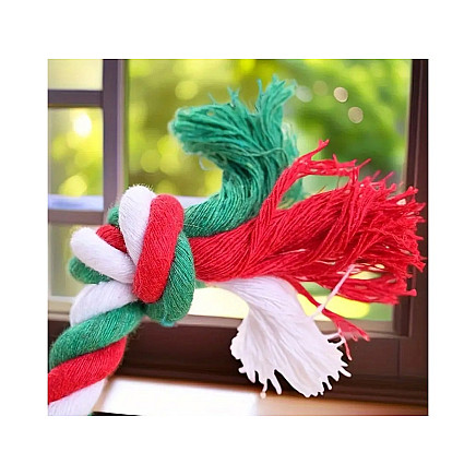 Set of dog toys dog chew tugger 3 pcs mix toy holiday gift