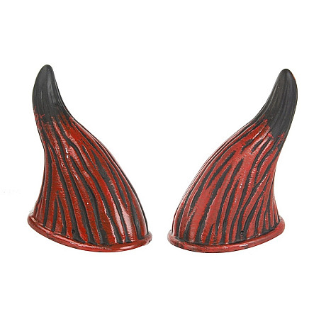 Sejas grima komplekts Halovīnam, velna ragi, mākslīgās asinis