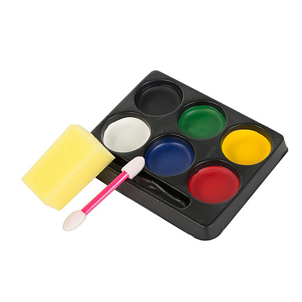 Sejas grima komplekts Halovīnam, velna ragi, mākslīgās asinis