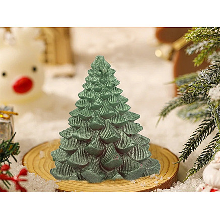 Christmas tree candle christmas box candle decorative