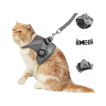 Soft soft strong reflector xs pressureless walking harness for dog cat rabbit soft strong reflector xs