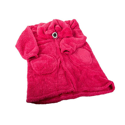 Silts oversize džemperis-sega ar kapuci, tumši rozā