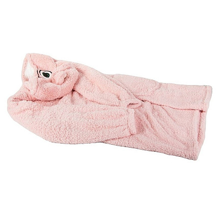 Silts oversize džemperis-sega ar kapuci, rozā