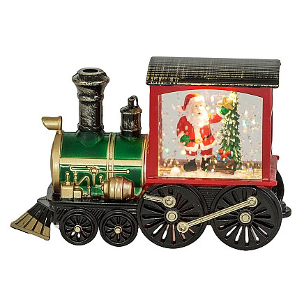 Christmas lantern lantern decoration led decoration stained glass locomotive