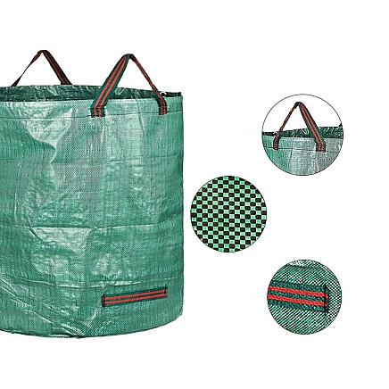Garden bag bag garden leaf catcher grass container 120l strong large