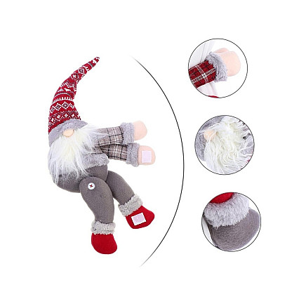 Ziemassvētku Rūķītis, Aizkaru Turētājs, Fiksators, 40 cm