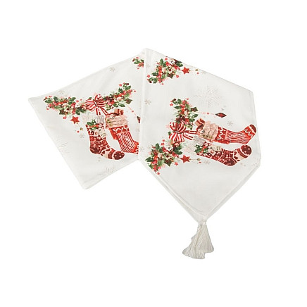 Christmas table runner for christmas eve 205x35cm