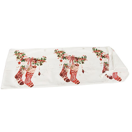 Christmas table runner for christmas eve 205x35cm