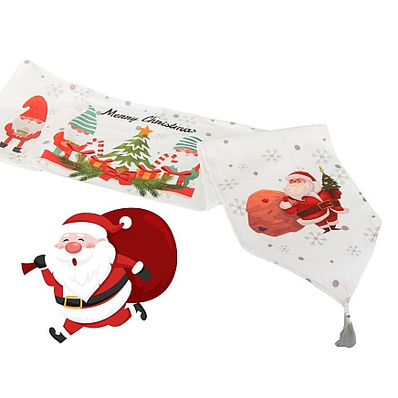 Christmas table runner christmas tablecloth christmas eve 205x35cm