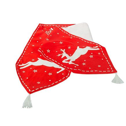 Christmas table runner christmas reindeer 205x35cm