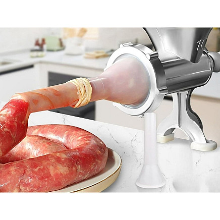 Meat mincer manual sausage stuffing machine manual