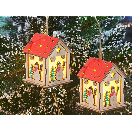 Koka Ziemassvētku Laterna, Eglītes Rotājums