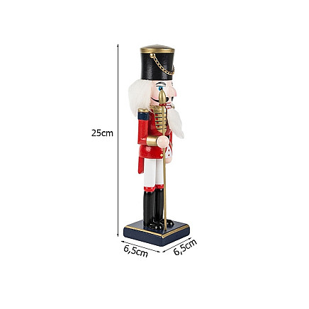 Ziemassvētku Koka Riekstkodis, 25 cm