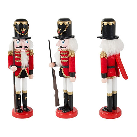 Nutcracker soldier dewniany decorative christmas figurine gift