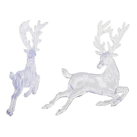 Reindeer christmas tree pendant glitter christmas decorations