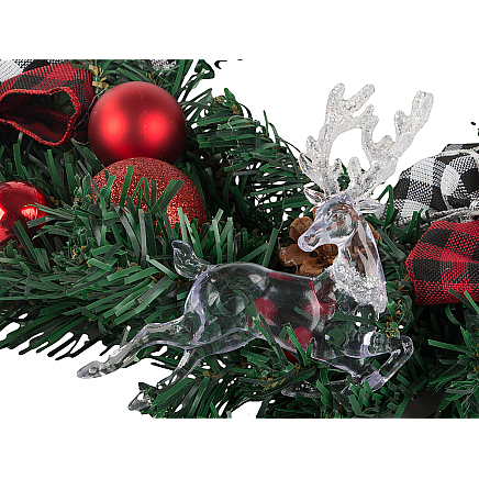 Reindeer christmas tree pendant glitter christmas decorations