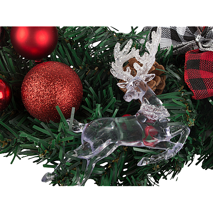 Reindeer christmas tree pendant glitter christmas decorations