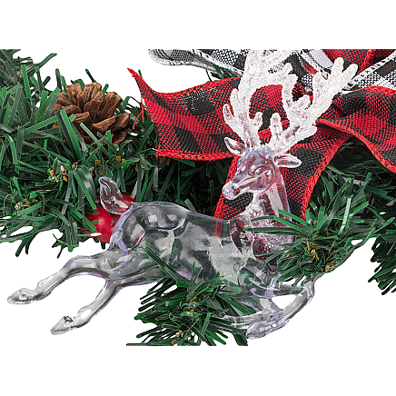 Reindeer christmas tree pendant glitter christmas decorations