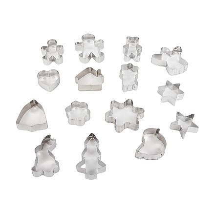 Gingerbread cookie cutters christmas cookies 15 pcs. To bake