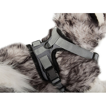 Suspender without pressure walking harness for small dog handle light soft strong m