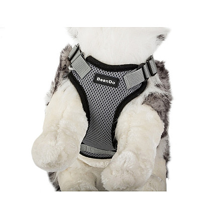 Close-clip walking harness for small dog handle light soft strong s