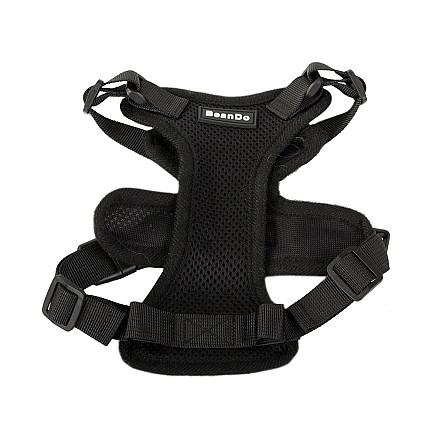 Harness pressureless dog walking harness handle light soft strong buckle xl