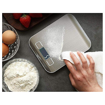Gudrie elektroniskie virtuves svari 5kg/1g ar LCD displeju