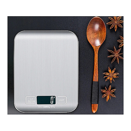 Gudrie elektroniskie virtuves svari 5kg/1g ar LCD displeju